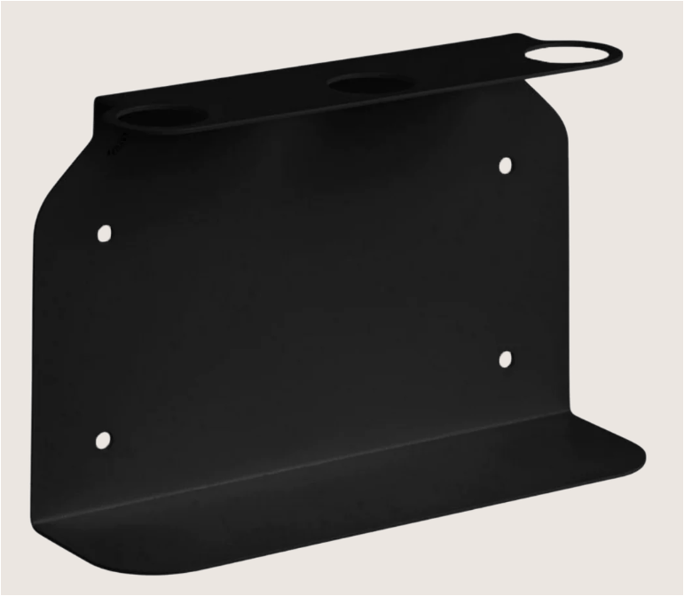 Designstuff Triple Soap Dispenser Holder – Matte Black