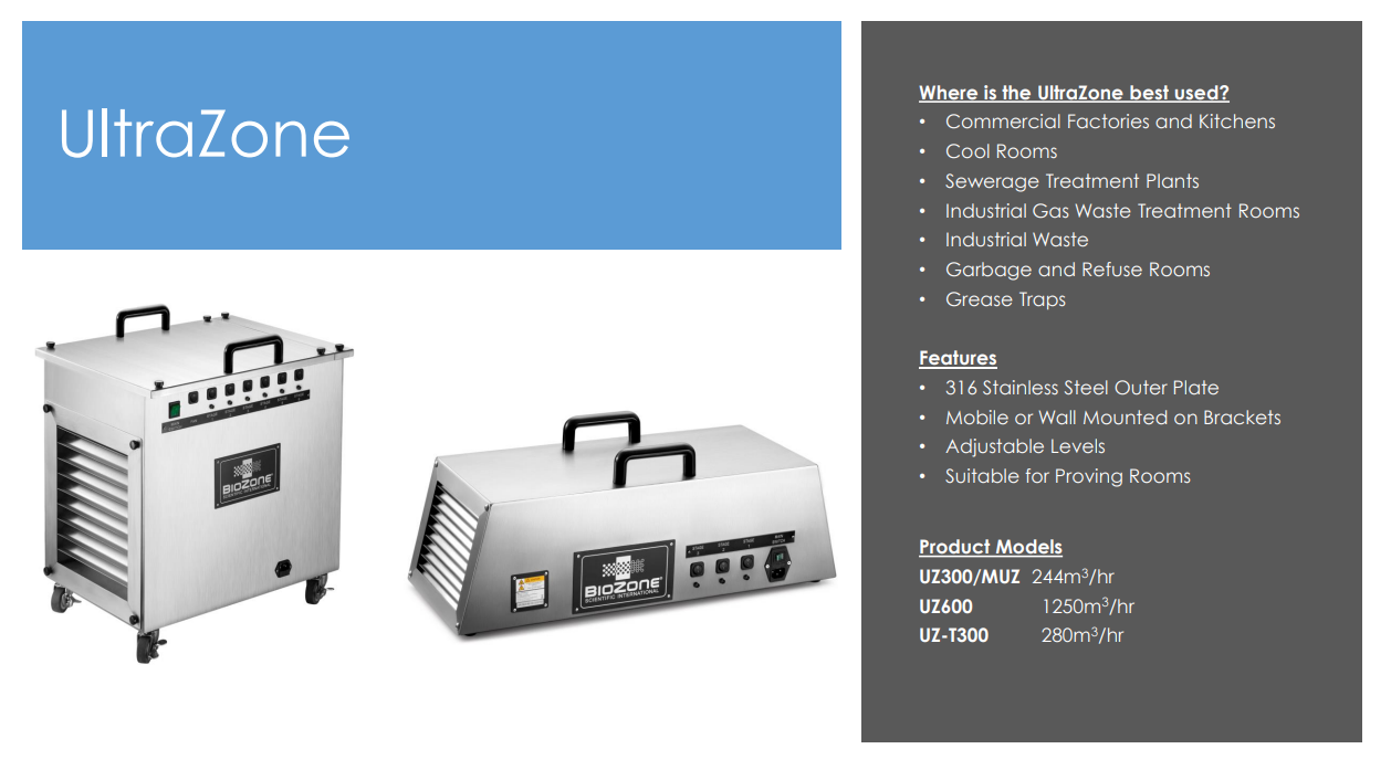 UltraZone from Biozone - ADVANCE AIR AND SURFACE PURIFICATION - Star ...